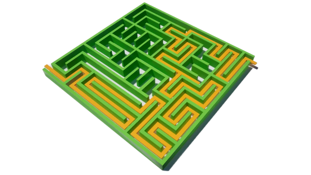 Labyrinth Abbildung von Ablauf bei Renje Design